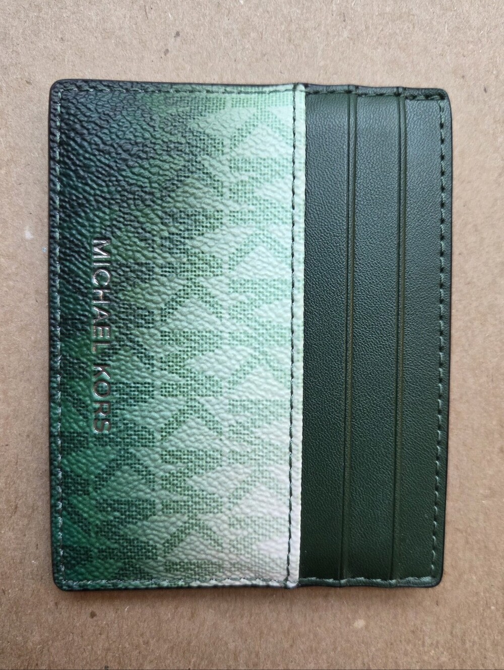 Michael Kors Cooper Tall Card Case Moss Multi